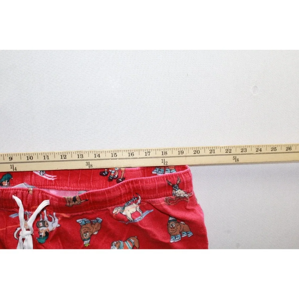 Old Navy Pajama Pants XL Red Dog Print Lounge Sleepwear Drawstring